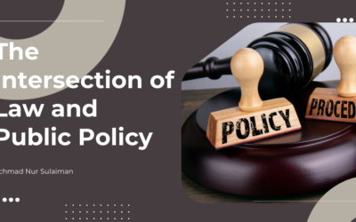 The Intersection of Law and Public Policy.